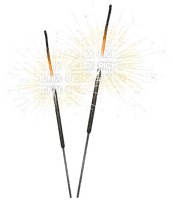 Kaz_Creations New Year Deco Sparklers - ücretsiz png