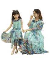 mother and daughter Nitsa P - 免费PNG