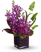 vase with purple flowers, sunshine3 - zadarmo png