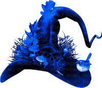Witch.Hat.Blue - Free PNG