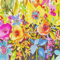 soave background animated painting vintage poppy - GIF เคลื่อนไหวฟรี