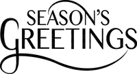 Kaz_Creations Christmas Deco  Logo Text Season's Greetings