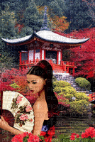 oriental woman bp - Animovaný GIF zadarmo