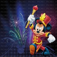 image encre bon anniversaire color effet  Mickey Disney edited by me - Free PNG