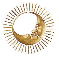 moon gold gif lune or