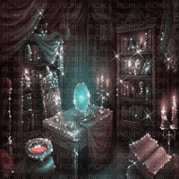 gypsy room fortune teller animated background - Gratis geanimeerde GIF