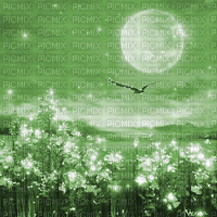 Y.A.M._Landscape background green - Ilmainen animoitu GIF