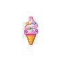 ♥kawaii ice cream♥ - Nemokamas animacinis gif