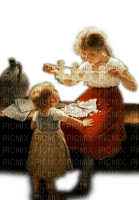 Rena Vintage Sisters spielen Kinder Childs - darmowe png