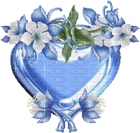 Herz, Blumen - Gratis geanimeerde GIF