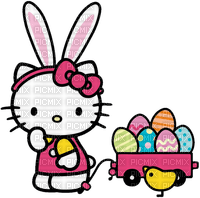 Hello kitty easter pâque lapin bunny - gratis png