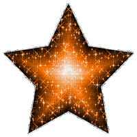 orange star - GIF animé gratuit