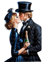couple, winter, silvester - zdarma png