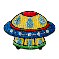 patch picture ufo - zdarma png