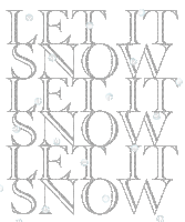 LET IT SNOW - Free animated GIF