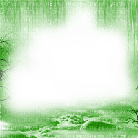 Winter.Frame.Green - KittyKatLuv65 - δωρεάν png