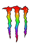 Rainbow Monster Energy - gratis png