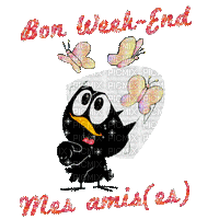bon week-end - Bezmaksas animēts GIF