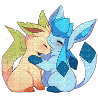 glaceon & leafeon - gratis png