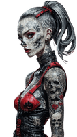 gothic woman illustrated - 免费PNG