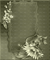 bg-frame-beige- flowers-375x450 - png gratis