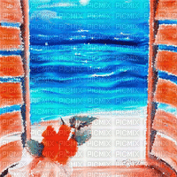 soave background animated summer sea windows - Ücretsiz animasyonlu GIF