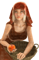 Mujer fantasía otoño - png gratis