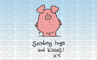 hug and kiss - GIF animé gratuit