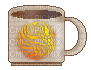 Pixel Gold Fish Cup - Free animated GIF