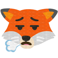 Emoji kitchen sighing fox - png ฟรี