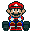 Mario Kart - Gratis animerad GIF