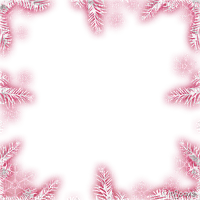 soave frame winter christmas branch pine - 無料png