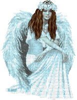 Y.A.M._Fantasy angel blue - Безплатен анимиран GIF