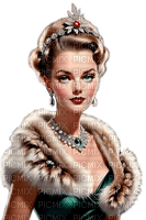 vintage winter woman by nataliplus - ilmainen png