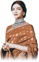 soave bollywood woman brown blue - 免费PNG