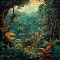 tropical background - PNG gratuit
