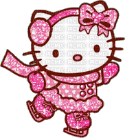 Hello Kitty patins - 免费动画 GIF