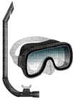 Kaz_Creations Deco Beach Snorkel Mask - png gratuito
