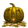 Halloween Pumpkin Gold - Animovaný GIF zadarmo