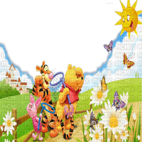 winnie pooh frame - δωρεάν png