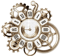 steampunk clock - PNG gratuit