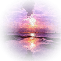 sunset coucher de soleil paysage - PNG gratuit
