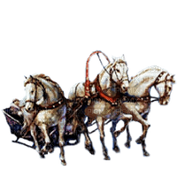 caballos troyka vintage  dubravka4 - PNG gratuit