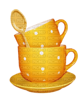 Cups.Tazas.yellow.Victoriabea - darmowe png