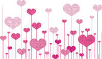 pink hearts Bb2 - бесплатно png