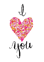 heart love herz text - Darmowy animowany GIF