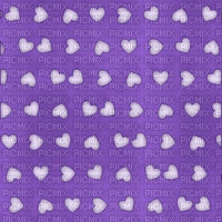 fond violet avec coeurs - ücretsiz png