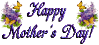Kaz_Creations  Deco Text Happy Mothers Day - Animovaný GIF zadarmo