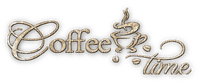 soave text coffee time sepia - PNG gratuit