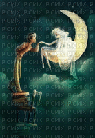 Frau im Mond - Ingyenes animált GIF